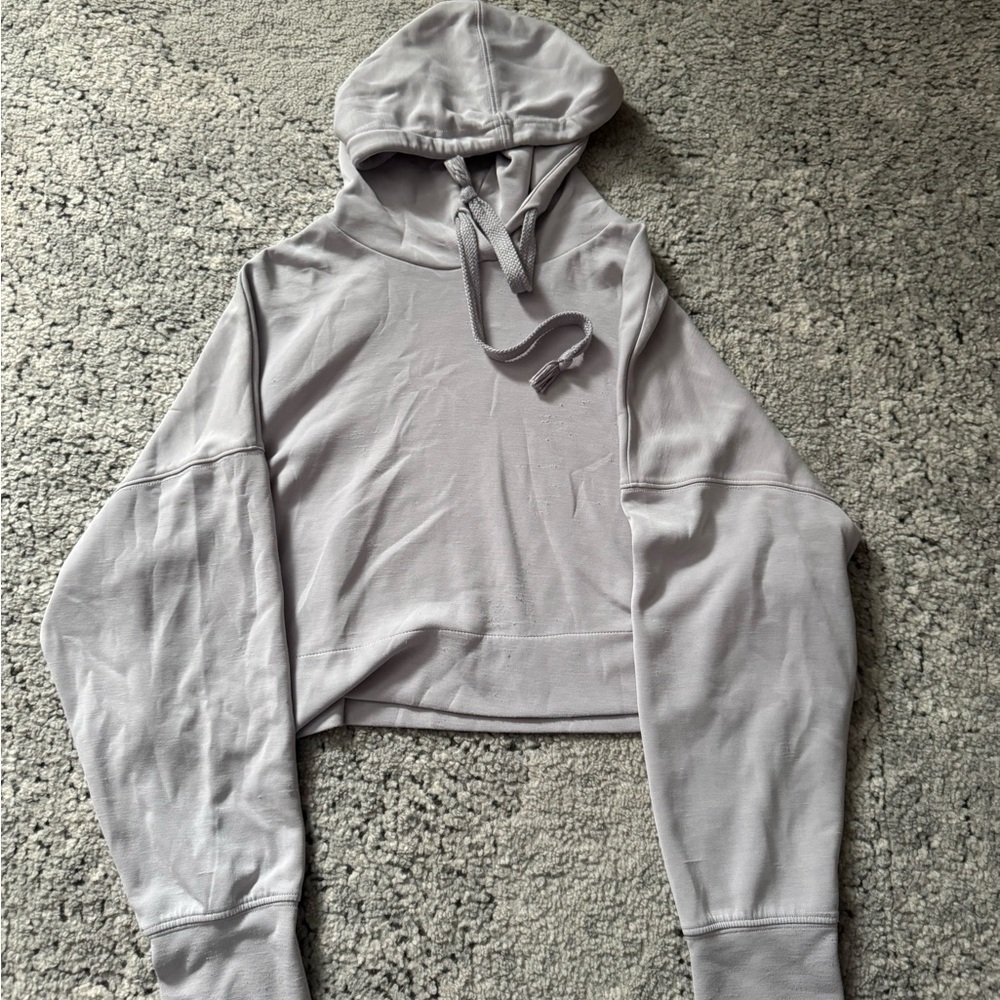 Women's Casual Gray Hoodie Sweatshirt